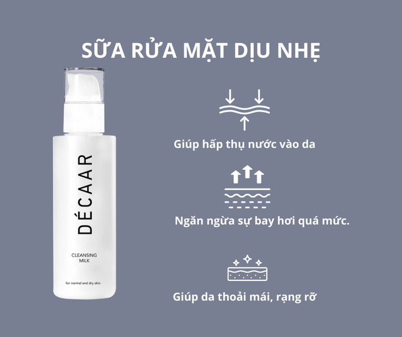 Sữa rửa mặt dịu nhẹ